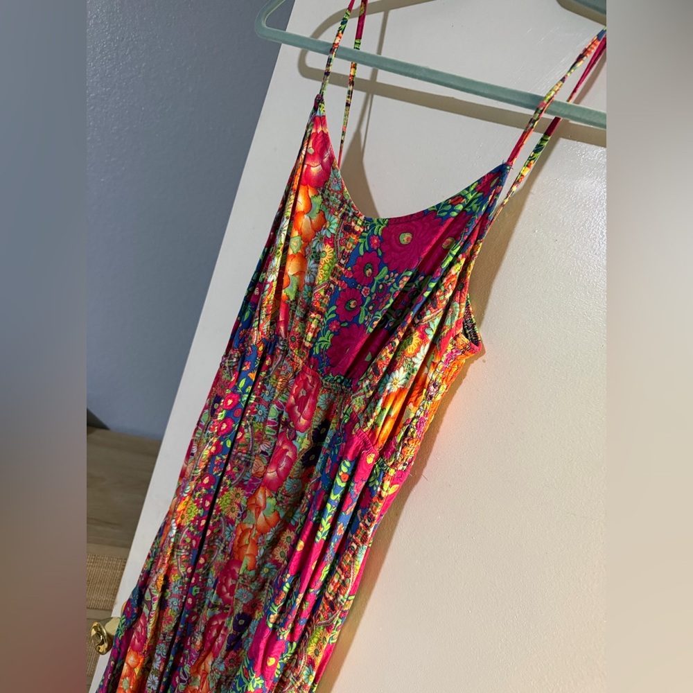 Vibrant Floral Maxi Dress